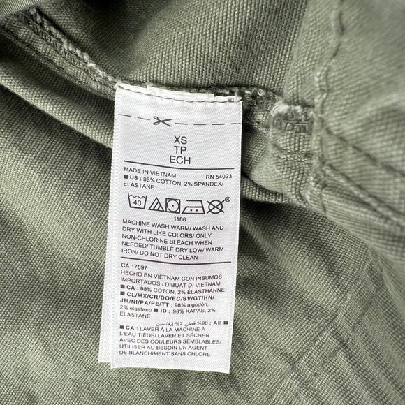 Old Navy Women's Utility Jacket size XS Army Olive Green - Picture 3 of 5